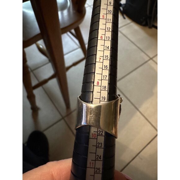 Sterling Silver 925 Día de los Muertos Sugar Skull Ring JJ Size 9 1/2 19.83g - Picture 14 of 14